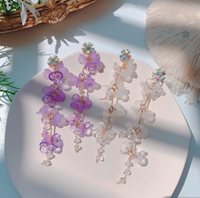 画像をギャラリービューアに読み込む, 【lei lavender pierce】 レイ ラベンダー ピアス