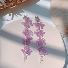 画像をギャラリービューアに読み込む, 【lei lavender pierce】 レイ ラベンダー ピアス