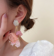 画像をギャラリービューアに読み込む, 【Bougainvillea chiffon pierce】 ブーゲンビリア シフォン ピアス