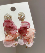 画像をギャラリービューアに読み込む, 【Bougainvillea chiffon pierce】 ブーゲンビリア シフォン ピアス