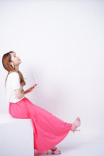 画像をギャラリービューアに読み込む, 【pink skirt】ピンクギャザースカート
